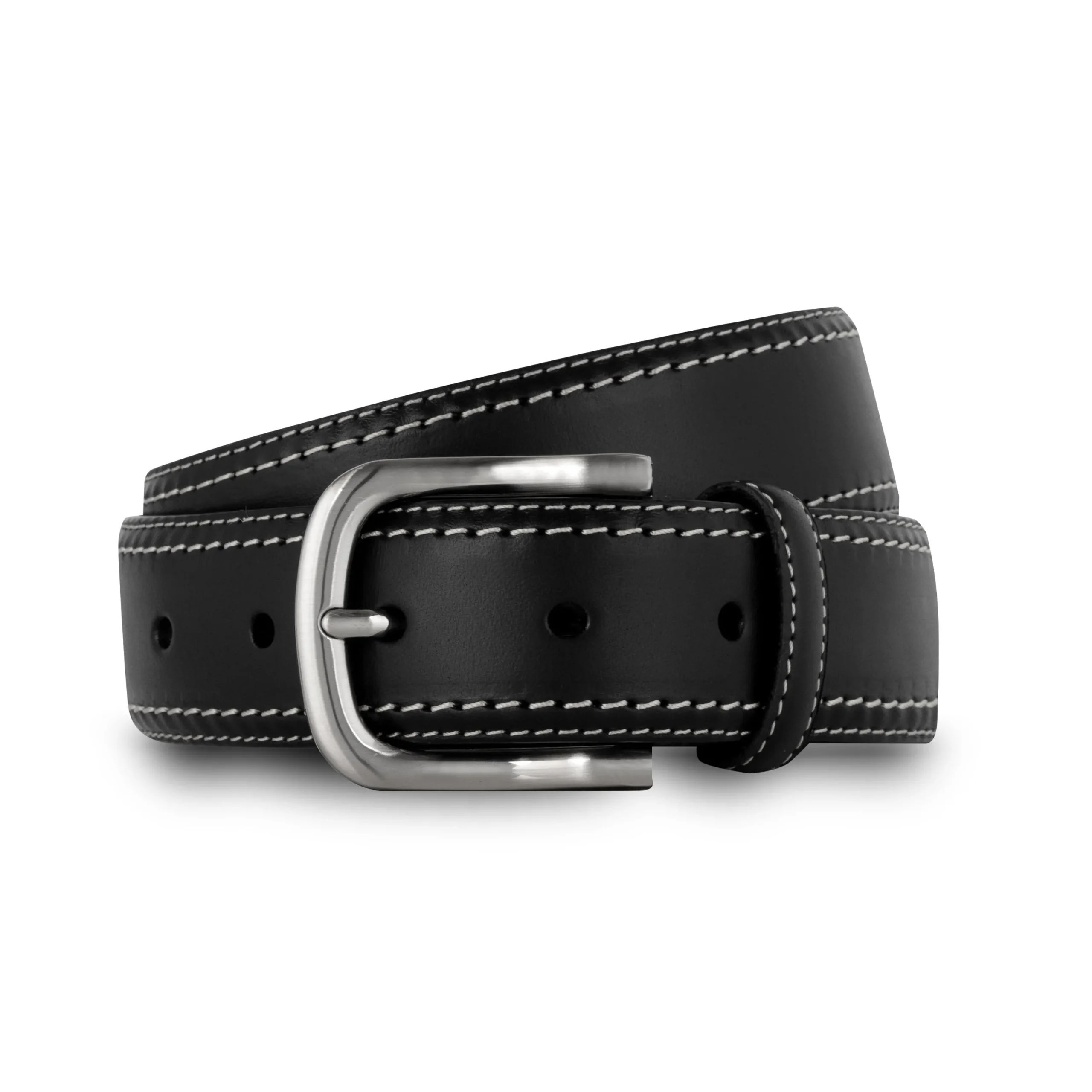 Ceinture cuir et surpiqûre contrastée*LodinG New