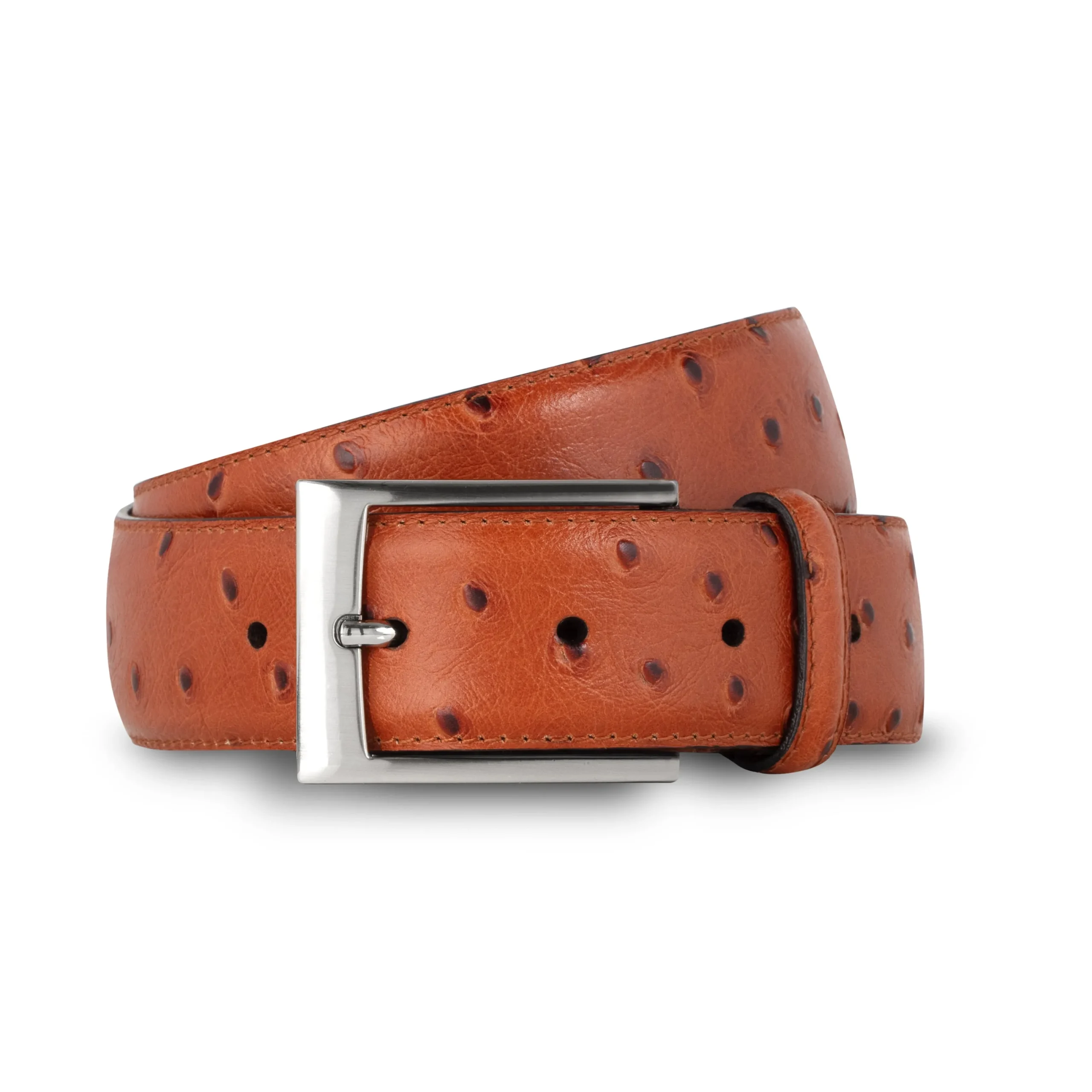 Ceinture homme en cuir façon autruche gold*LodinG Online