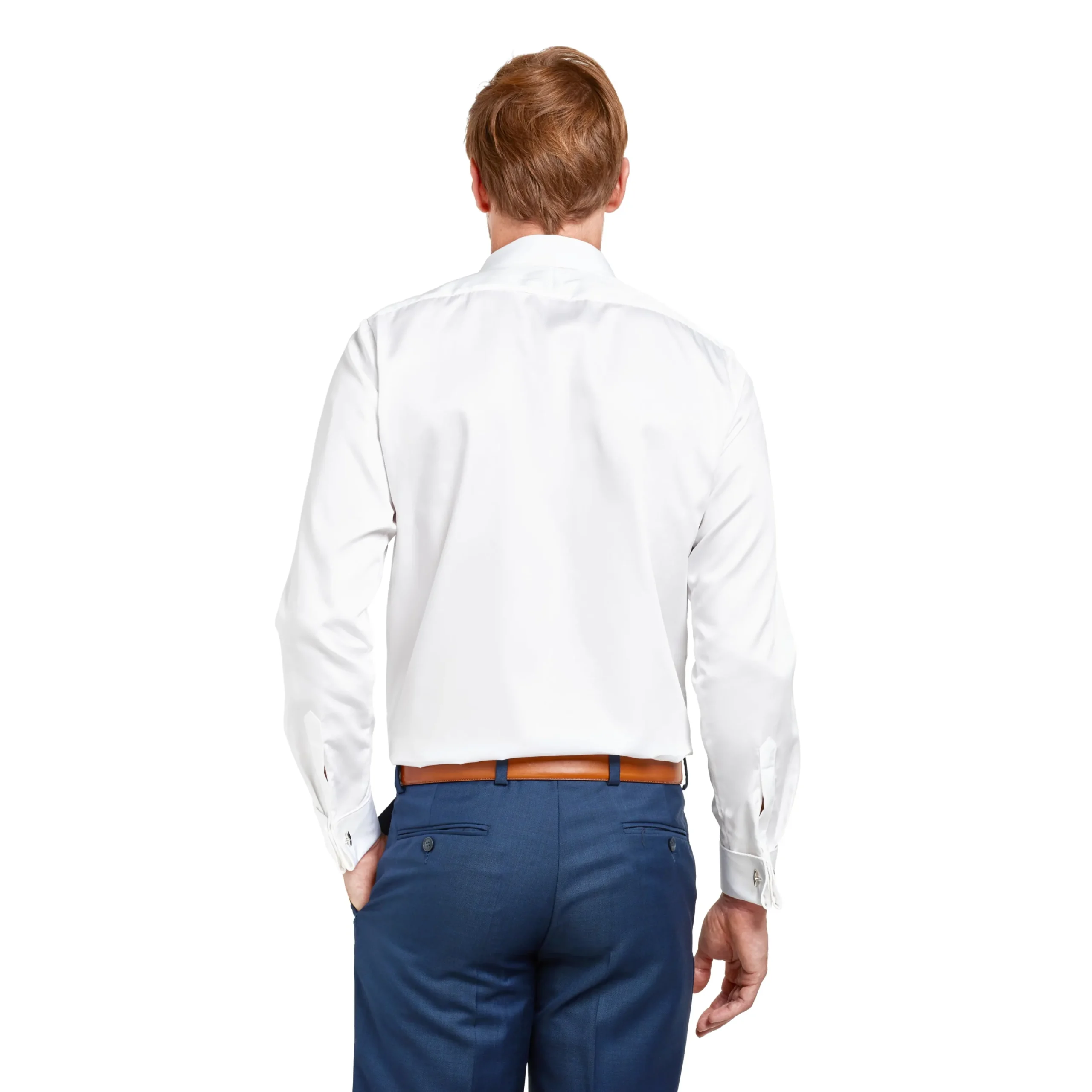 Chemise droite he sans repassage 100% coton poignet mousquetaire*LodinG Store