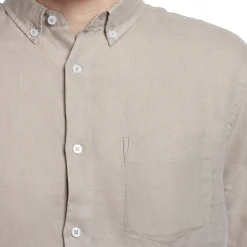 Chemise en lin coupe classique*LodinG Best Sale