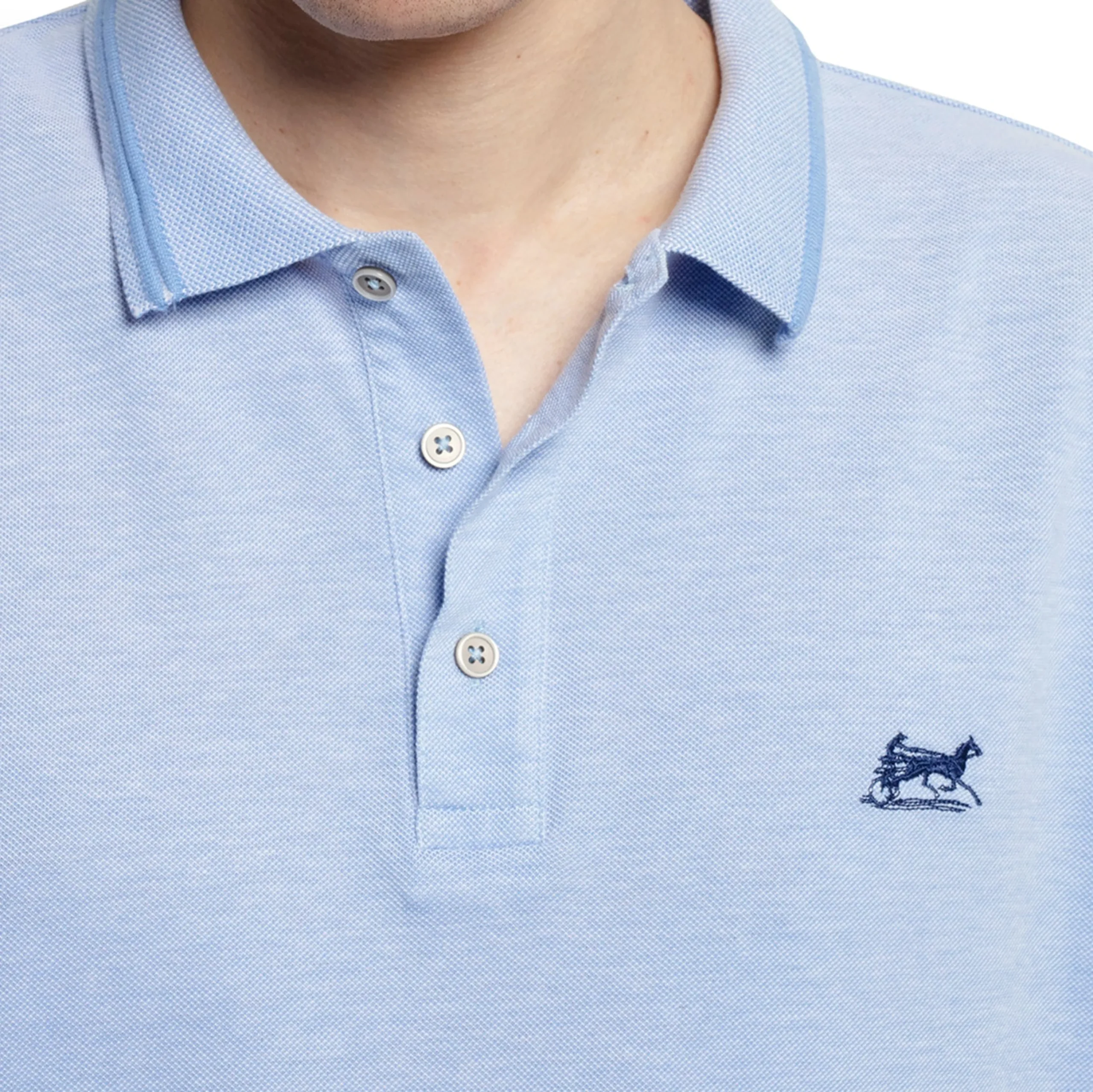 Polo chiné 100 % coton*LodinG Clearance