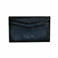 Porte-carte en cuir bleu*LodinG New