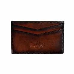Porte-carte en cuir bleu*LodinG New