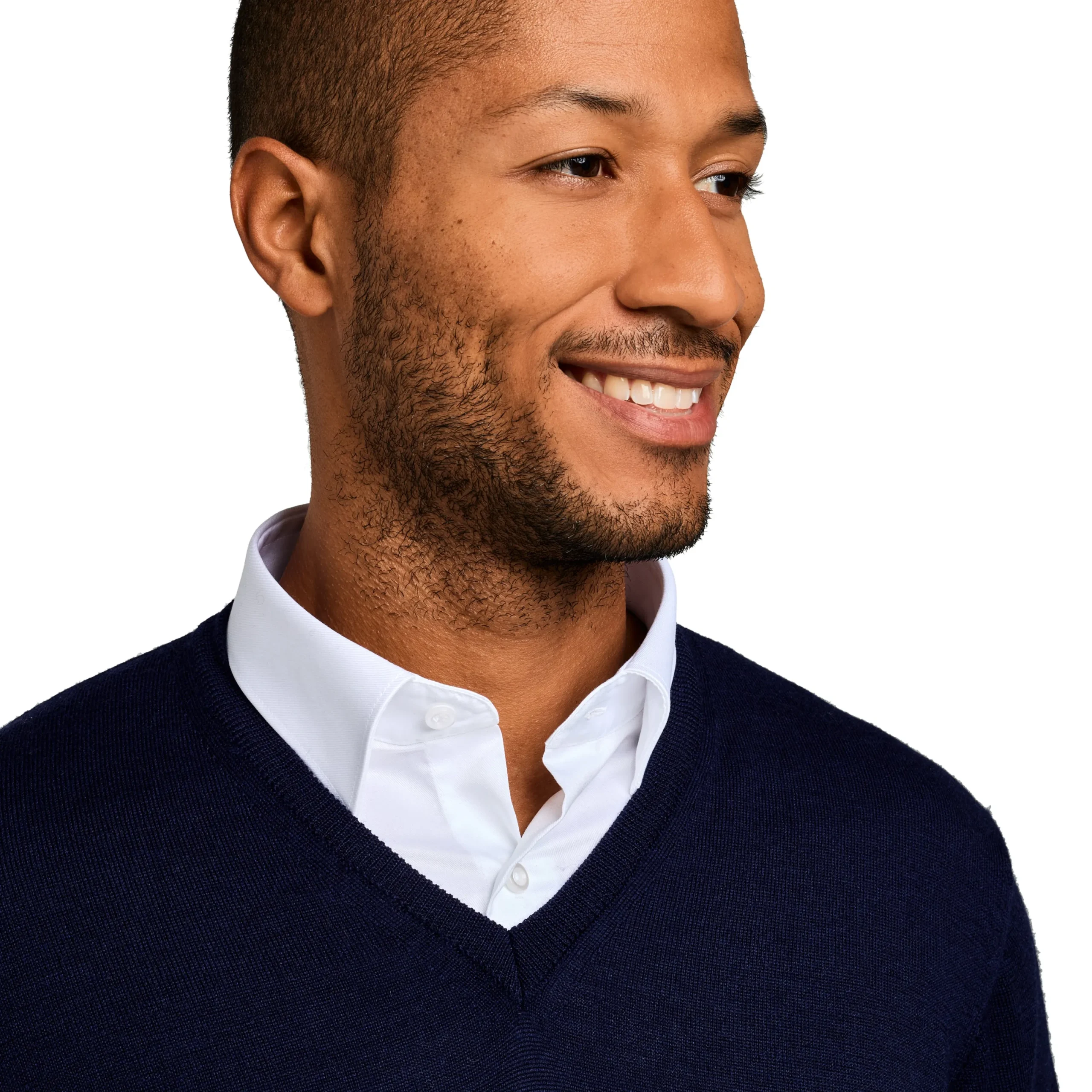 Pull col v 100% pure laine Mérinos*LodinG Outlet