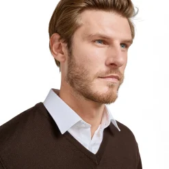 Pull col v 100% pure laine Mérinos*LodinG Sale
